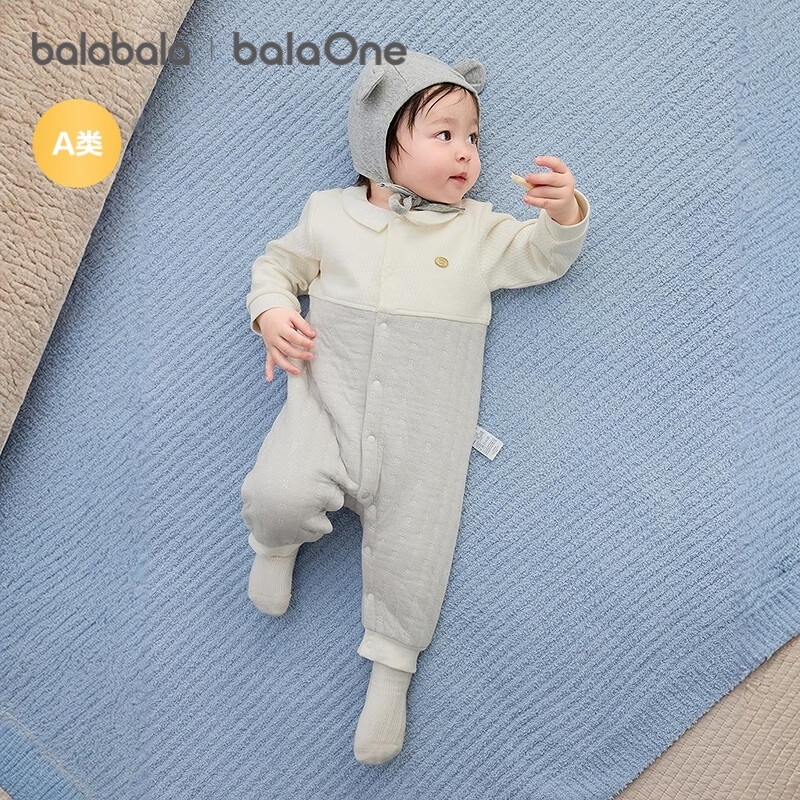 BALABALA Baby Romper Infant One-Piece Autumn Winter Cute Fashionable Bodysuit