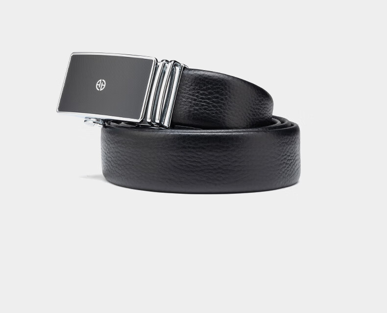 Aokang Men's Automatic Buckle Belt, Top-Grain Leather, Business Trouser Belt, Birthday Gift for Husband 3