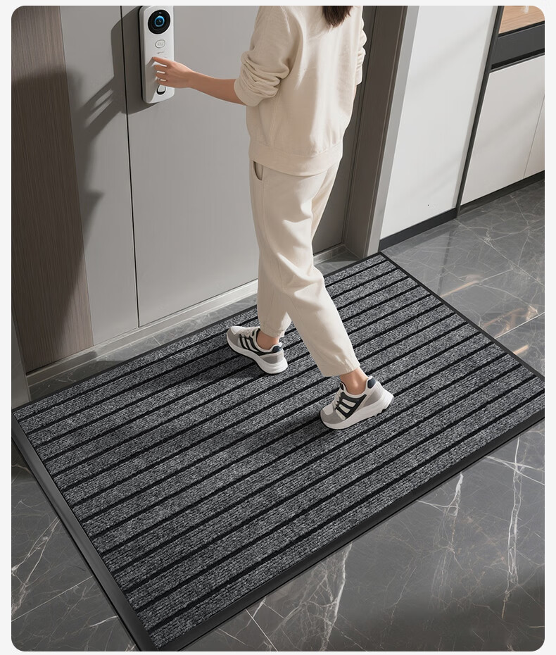 Huaxu Entrance Door Mat Home Floor Mat Hotel Welcome Absorbent Non-Slip Large Customizable Doormat 21