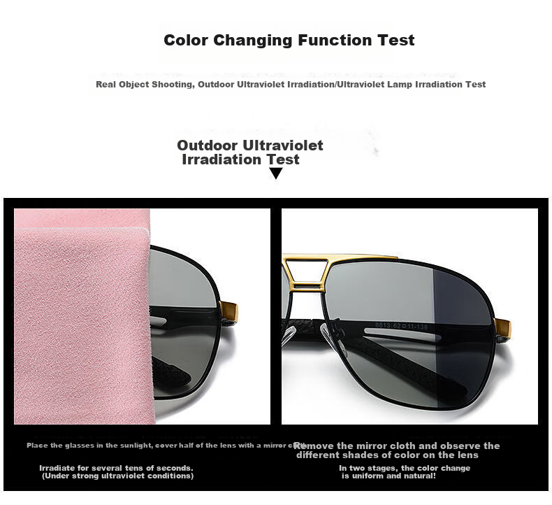 Mumujian Polarized Sunglasses for Men, Day And Night Use, UV Protection, High Definition, for Fishing And Driving 5