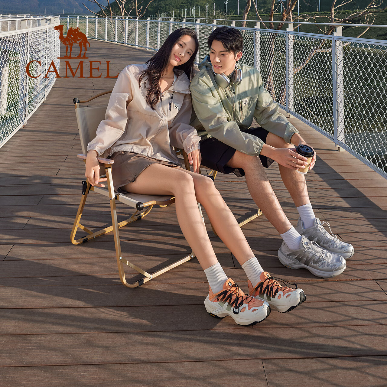CAMEL Outdoor Hiking Shoes [Fengxing SE], Breathable Non-Slip Trekking Shoes for Men And Women, Comfortable Versatile Casual Sports Footwear