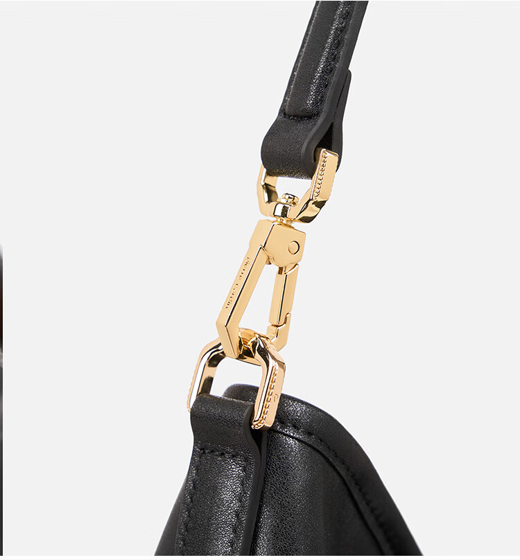 Pierre Cardin Hobo Handbag, Top-Grain Leather, Shoulder Crossbody Women's Bag, Gift for Girlfriend on May 20th, Black, with Free Gift Box 16