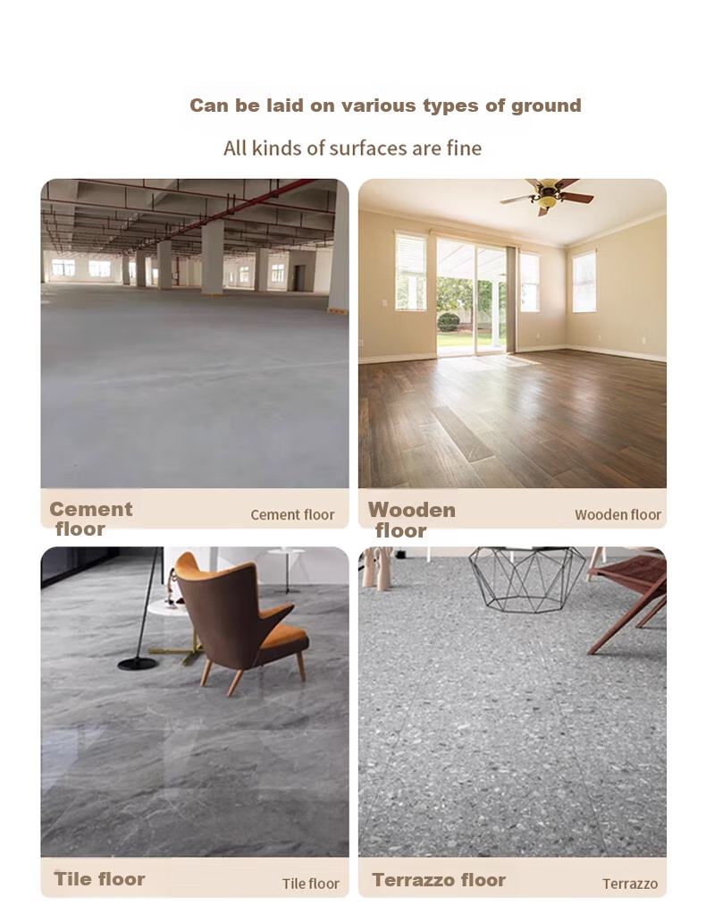 Modouyu Commercial Office Carpet, 50x50cm, 40 Pieces Per Set, Modular Carpet Tiles, Live Streaming Room, Large Area Full Coverage, Light Gray 6
