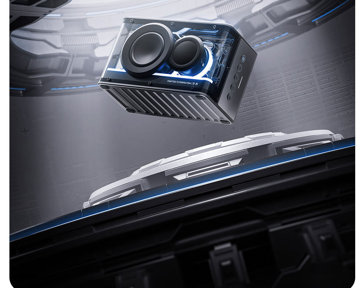 EDIFIER New Play Light Cold Energy Speaker, Bluetooth Computer Speaker, Bluetooth V6.0 Gaming Desktop Speaker, High-Fidelity, Phantom Black 4