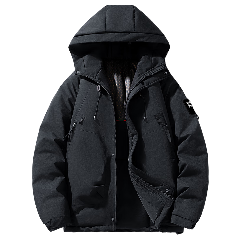 Warrior Men's Cotton Padded Winter Jacket Outdoor Windproof Warm Thickened Mountaineering Coat