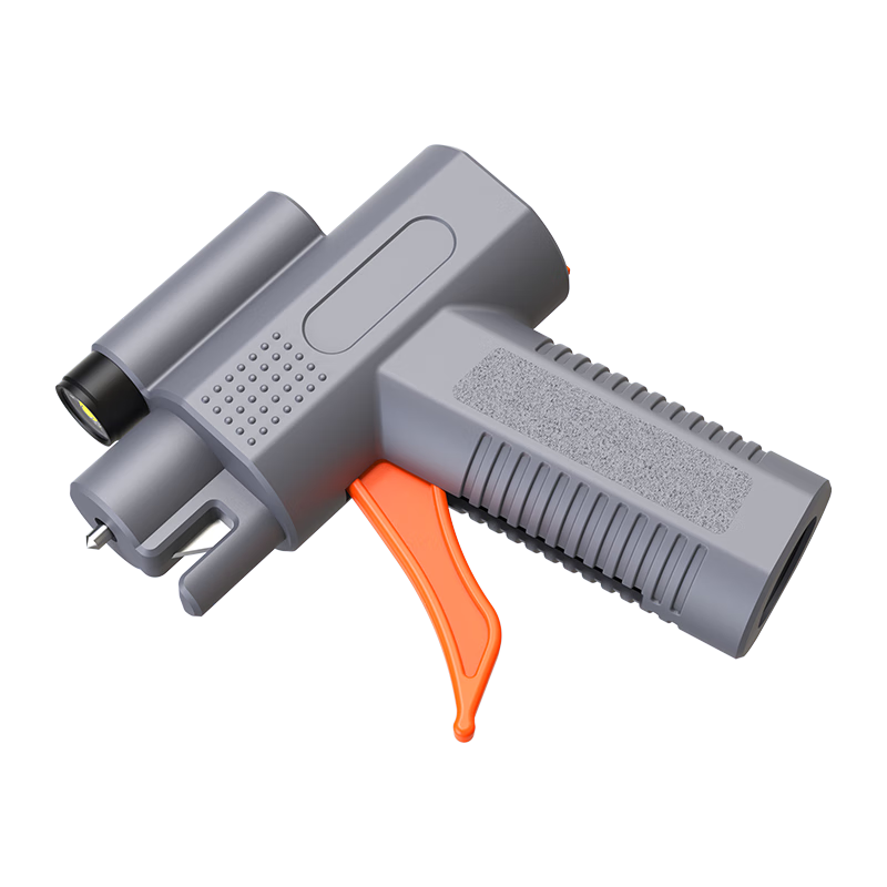 Huangchi Multifunctional Gun-Style Safety Hammer with Alarm, Lighting, and Cutting - Car Window Breaker Emergency Escape Tool