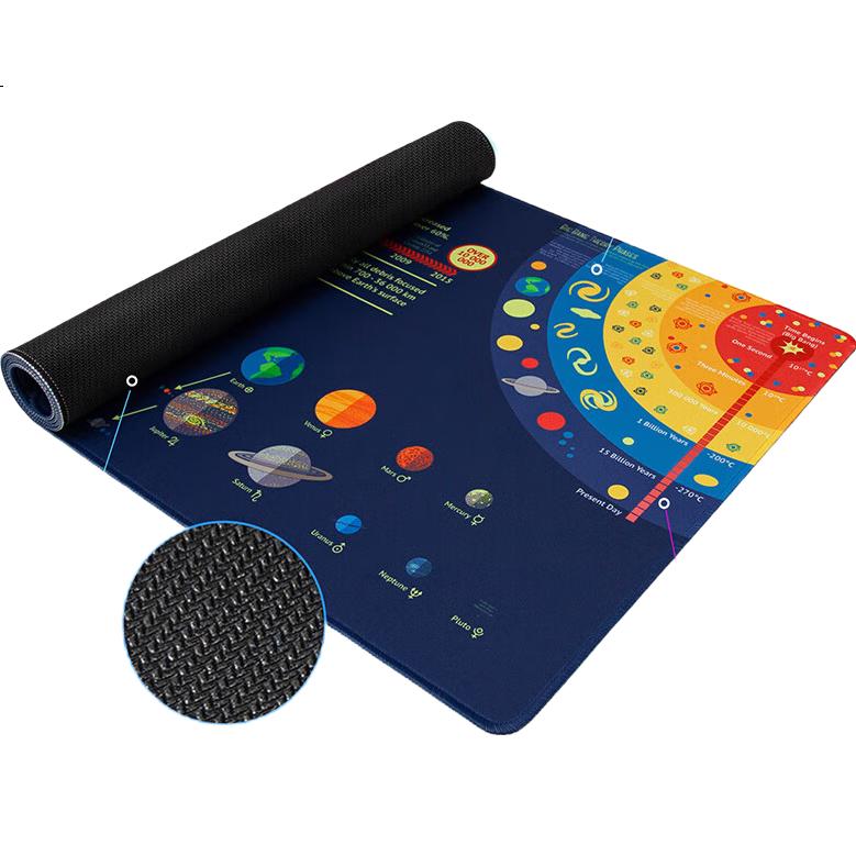 Игровой коврик для мыши EXCO Universe Planet, большой размер 700x300 мм, нескользящий, износостойкий, 0070