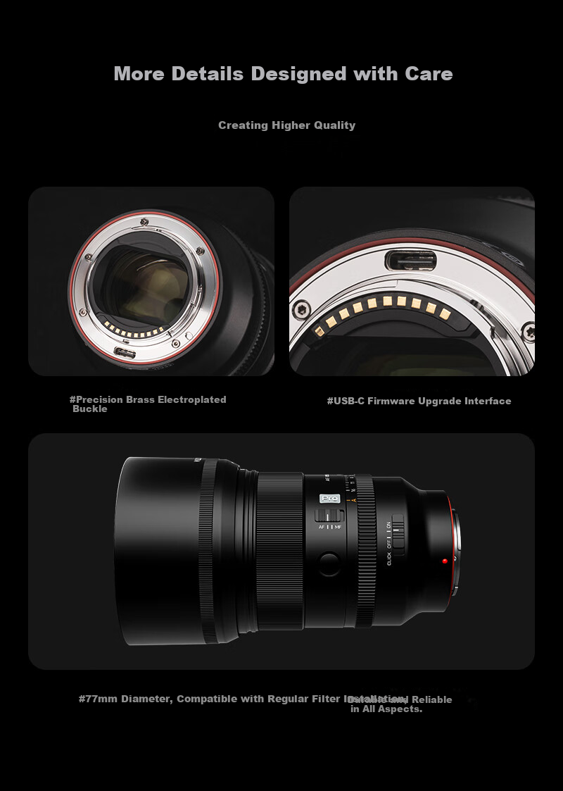 VILTROX AF 85mm F1.4 Pro FE Sony Full-Frame Auto Focus Large Aperture Medium Telephoto Prime Portrait Lens Suitable for A7M4 A7C2 Mirrorless Cameras 14