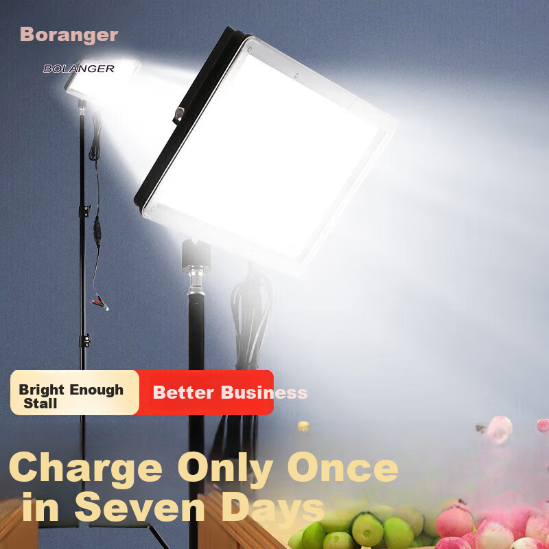 Bolanger Portable Lighting, Night Market Lights, Street Vendor Charging LED Lights, Mobile Outdoor Lights with Stand, Wilderness Emergency Lights, Camping Lights