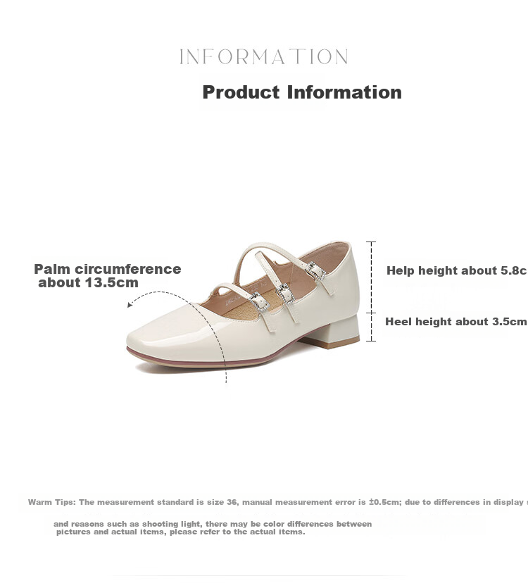 Dusto Mary Jane Shoes for Women, Spring 2025 New Fashion Casual Chunky Heel Ankle Strap Square Toe C0033 4