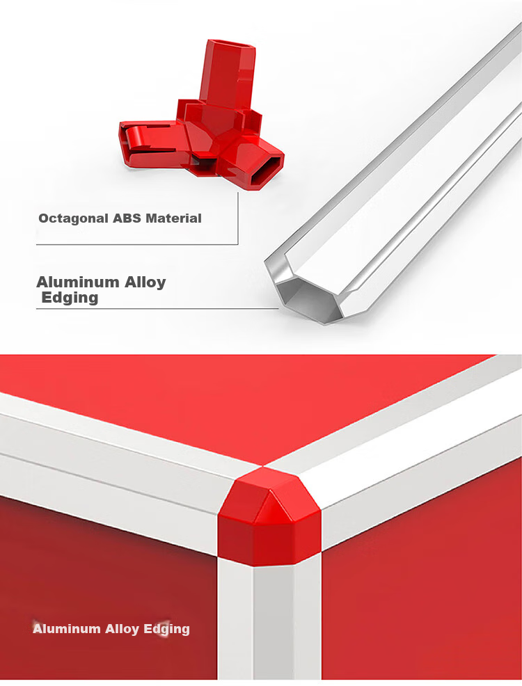 Jinlongxing Party Member Meeting Company KT Election Voting Box, Aluminum Alloy Voting Box, Ballot Box, Voting Box, Ballot Collection Box, Election Box, Large Aluminum Detachable B097, Red 13
