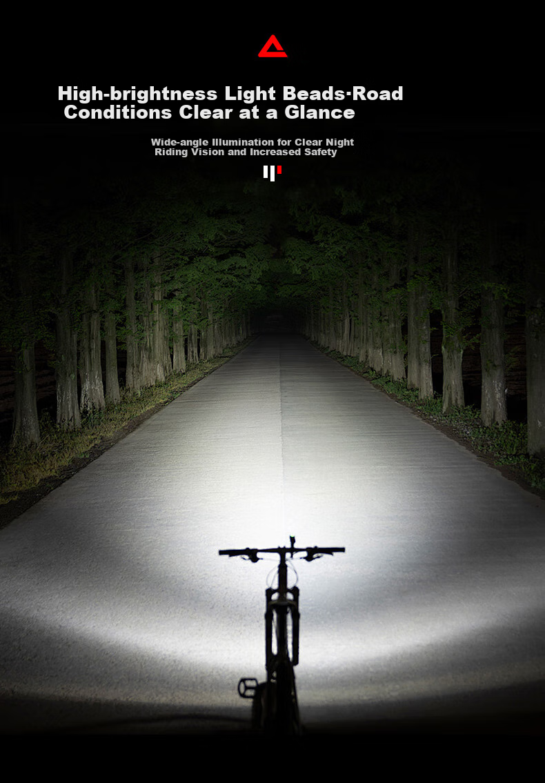 PEAK Bicycle Light, Night Riding Front Light, Smart Sensor, Mountain And Road Bike Night Riding, High-Intensity Flashlight, Waterproof Cycling Equipment 6