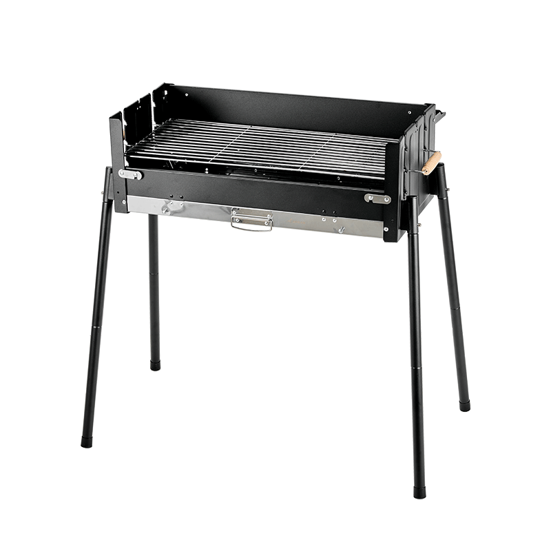 Shangkaojia Outdoor Charcoal BBQ Grill Large Home Barbecue Rack Lamb Skewer Grill Charcoal Stove
