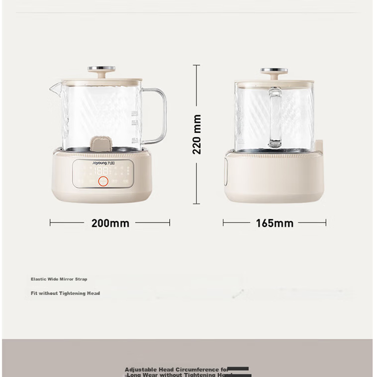 Joyoung Home Use 1L Small Capacity Health Pot, Multi-Purpose Electric Kettle for Hot And Cold Water, Metal Kettle without Glue, Constant Temperature Kettle, K10D-WY103 (Tea) 30