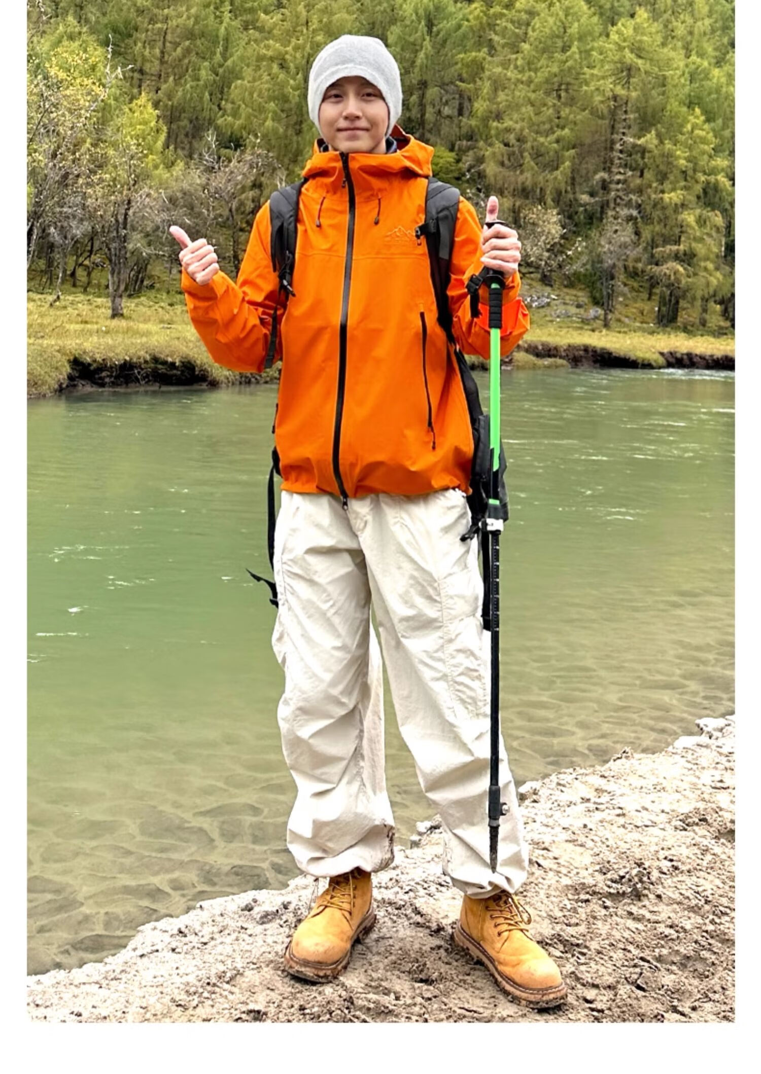 CAMEL [Himalaya Series] Outdoor Windproof And Rainproof Hard Shell Jacket for Men And Women, 3L H3500 A34CA31848 4