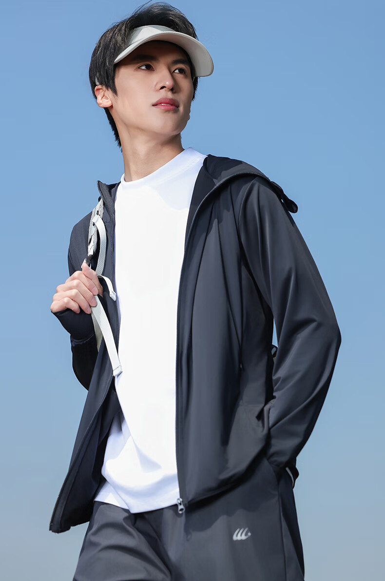 Combo Men's Ice Silk Summer UV Protection Ultra-Thin Breathable Cycling Outdoor Sun Protection Jacket Women's Fishing Coat 2
