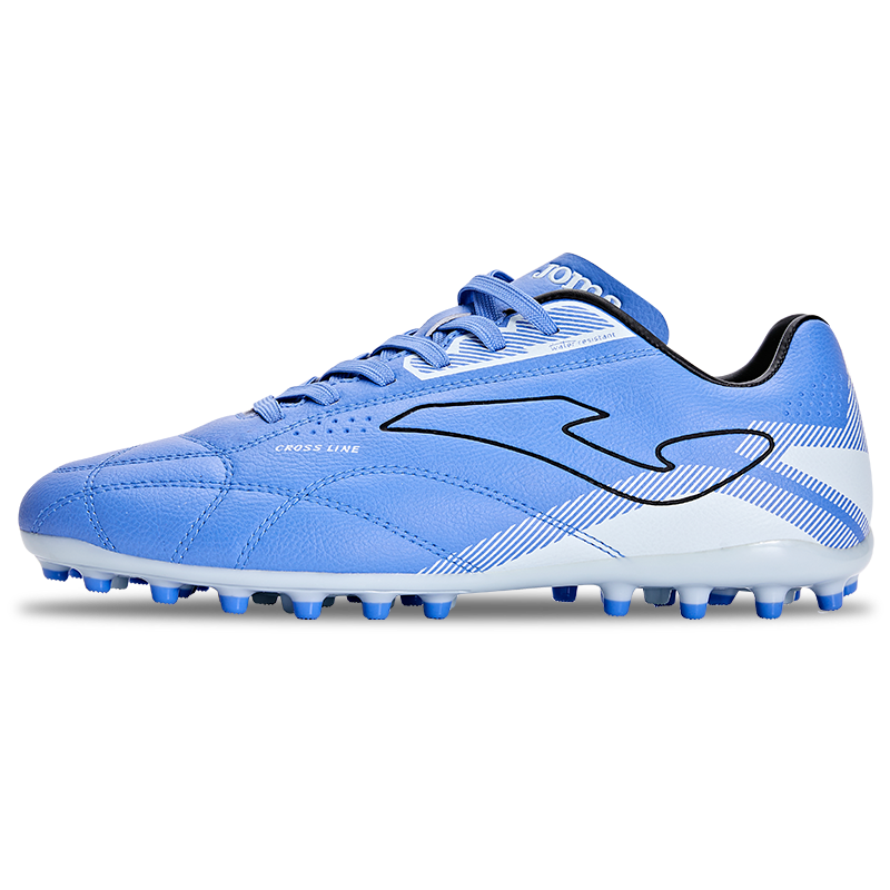 JOMA Men's Football Shoes MG Short Studs Non-slip Wear-resistant Breathable Professional Soccer Match Training Shoes Blue Size 43