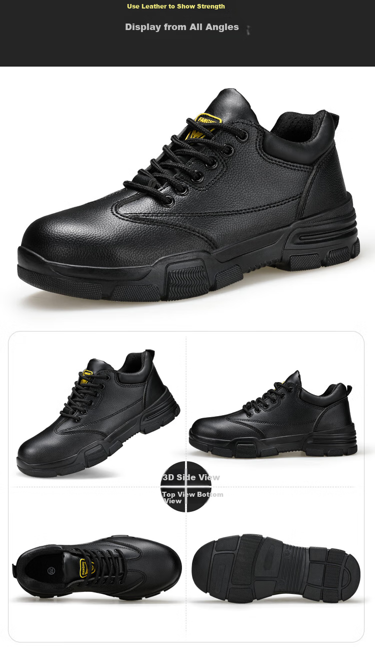 JUNBU Safety Shoes for Men, Electrician Insulated 10KV, Anti-Smashing, Anti-Puncture, Plastic Toe Cap, Lightweight Work Boots 2165KV Size 45 15