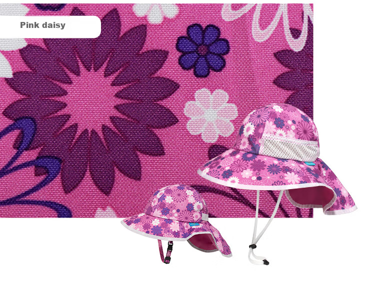 SUNDAY AFTERNOONS Kids Sun Protection Hat Baby Outdoor Beach Wide Brim Fish Tail Sunshade Hat Coral Pink M 11
