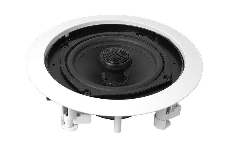 HiVi JX5 Home Theater Fixed Impedance Ceiling Speaker 5-Inch In-Ceiling Ceiling Speaker Background Music Public Address System Conference Speaker (Pair) 6