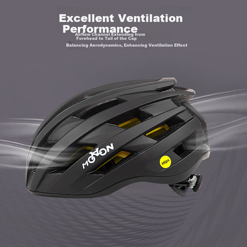 MOON Asia Version MIPS Anti-Collision Cycling Helmet, Bicycle Aerodynamic Safety Cap, Road Bike Mountain Bike, Men's And Women's Equipment, M Size