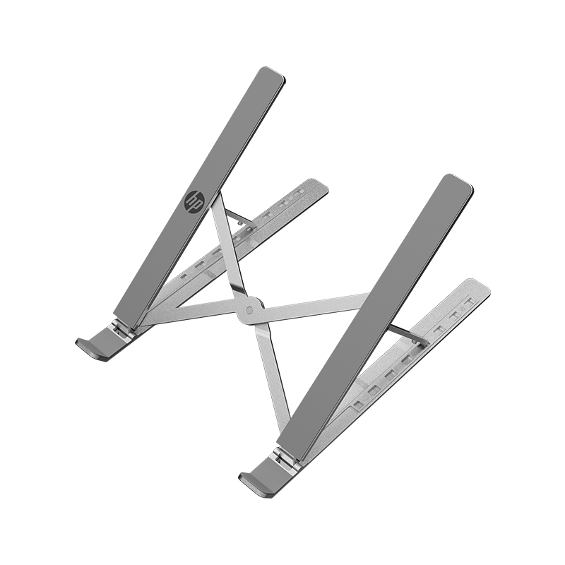 HP ZJ20 Laptop Stand, Computer Stand, Cooling Rack, Laptop Cooler, Aluminum Alloy Portable Vertical Riser Stand, Silver