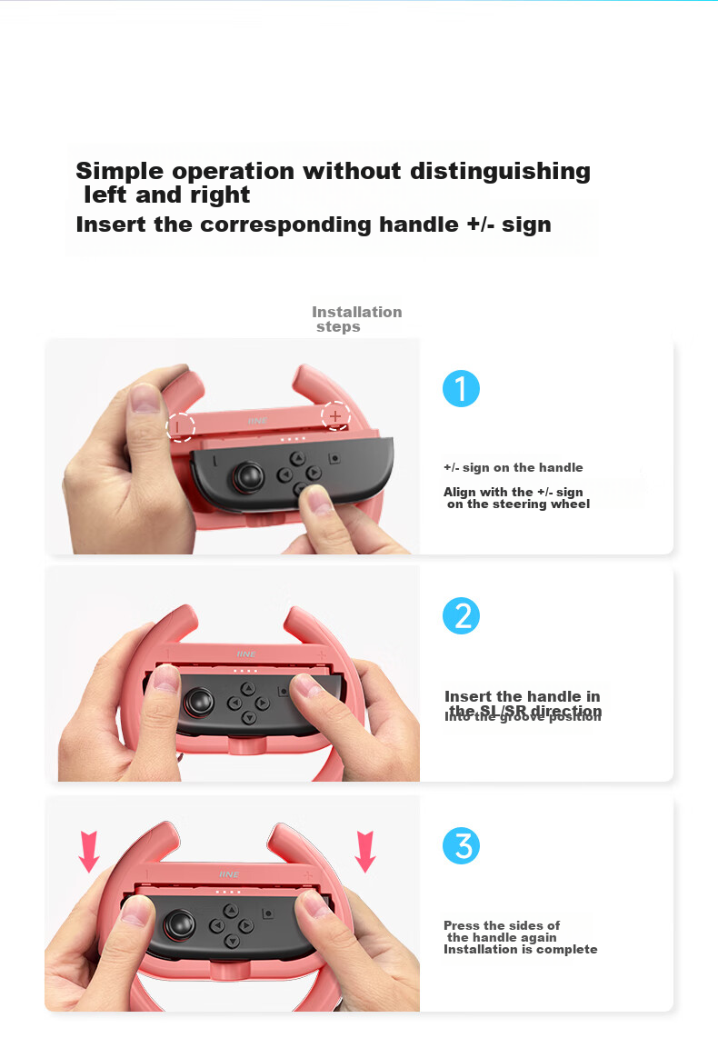 Liangzhi Compatible with Nintendo Switch Joy-Con Controller, Specialized for Switch 2, Blue And Orange Color, NS2 Dedicated Motion Sensor Accessory L1081 6
