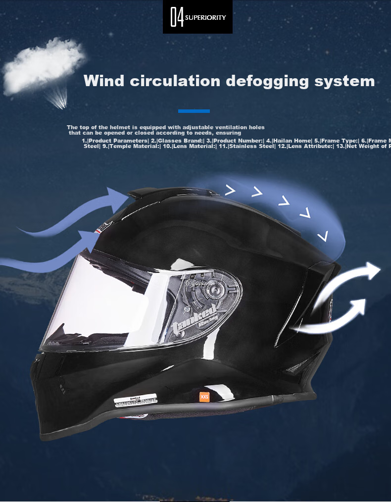Tanked Racing Motorcycle Helmet T151 Children's Full-Face Anti-Fog 3C Safety Helmet with Lucky Cat Design XXXS 6