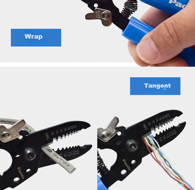 Paola Solar Photovoltaic MC4 Crimping Pliers, 2.5/4/6mm² Wire Terminal Crimping Tool, 8776 6