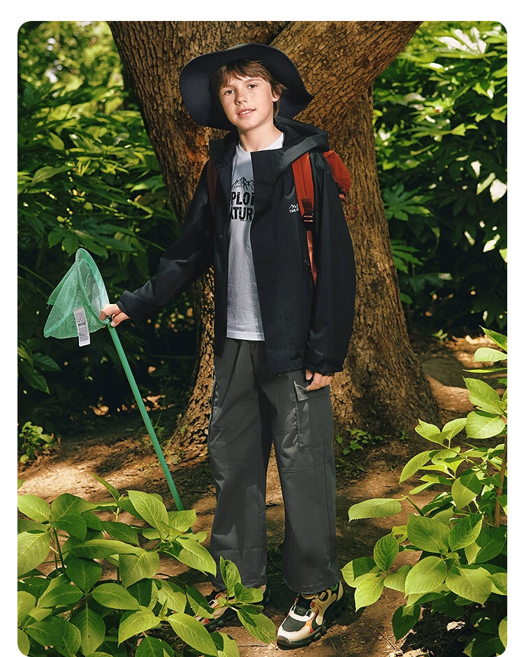 BALABALA [Jackets] Children's Lightweight Outerwear, Boys And Girls Triple-Protection Coat, 2026 New Spring And Autumn Outdoor Style 8