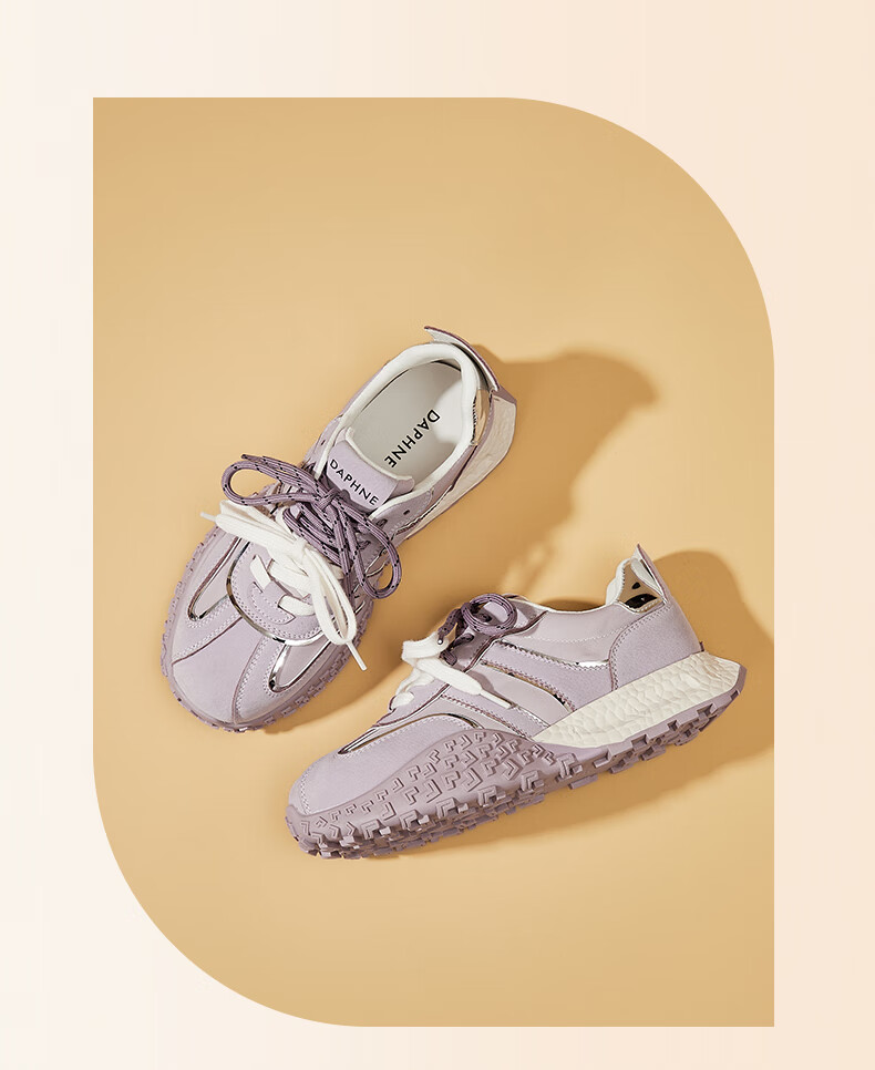 DAPHNE Purple Dexun Women's Shoes, 2026 New Spring Fashion Versatile Casual Shoes, Breathable Sneakers 18