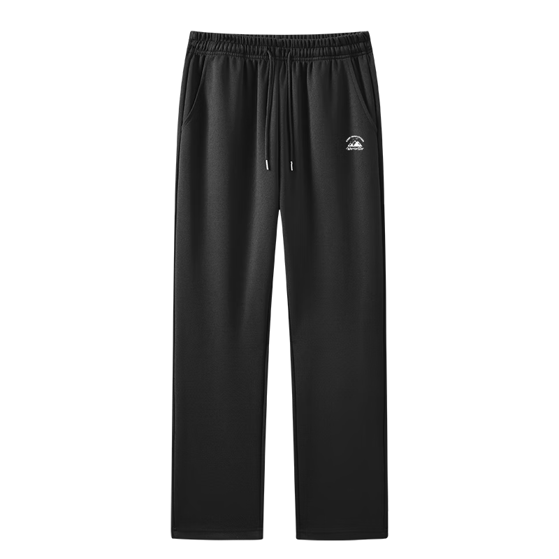 Warrior Men's Winter Fleece-Lined Thickened Warm Cotton Sports Pants Running Fitness Loose Casual Trousers