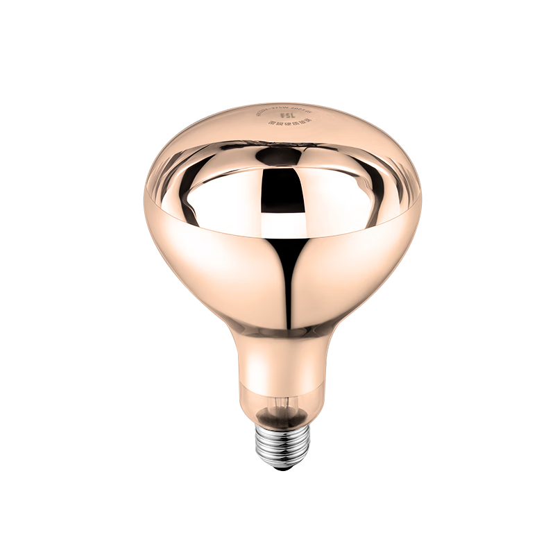 Foshan Lighting (FSL) Quick Heating Insulation Waterproof Explosion-Proof Infrared Bathroom Bulb E27 Base 275W Long Gold