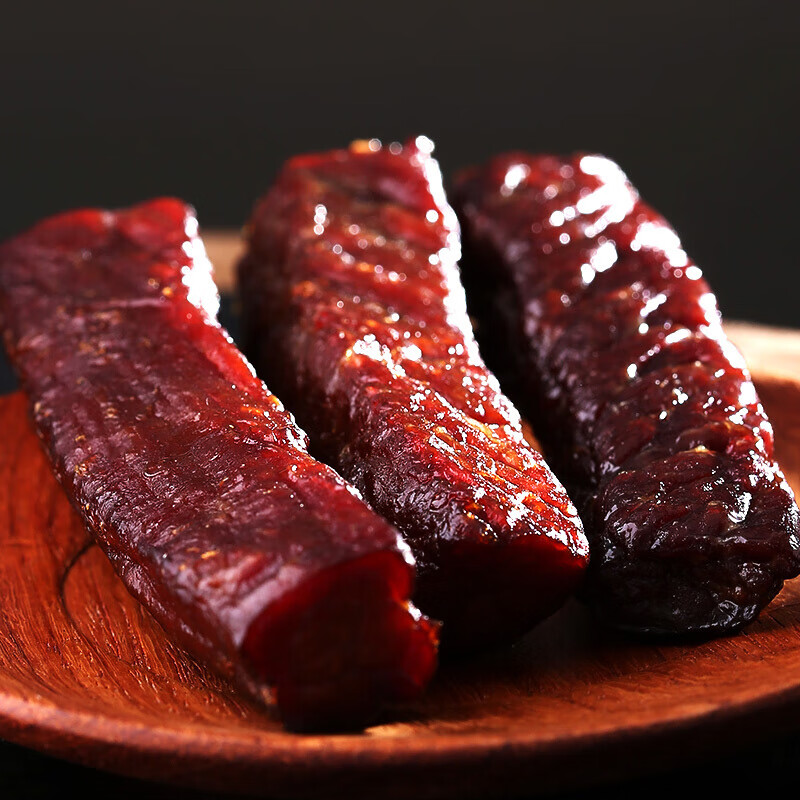 蒙都 手撕牛肉干 原味488g 约五成风干 袋装 散称 休闲零食 清真