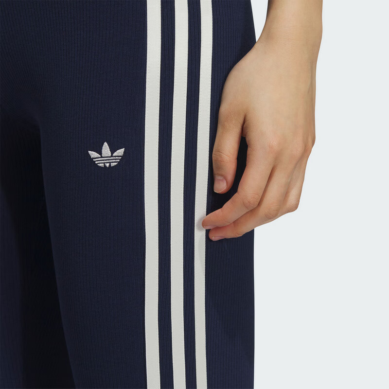 Adidas Trefoil Series, Women's W KNIT PANT Knitted Pants, KC3130, Dark Indigo Blue, Size S 4