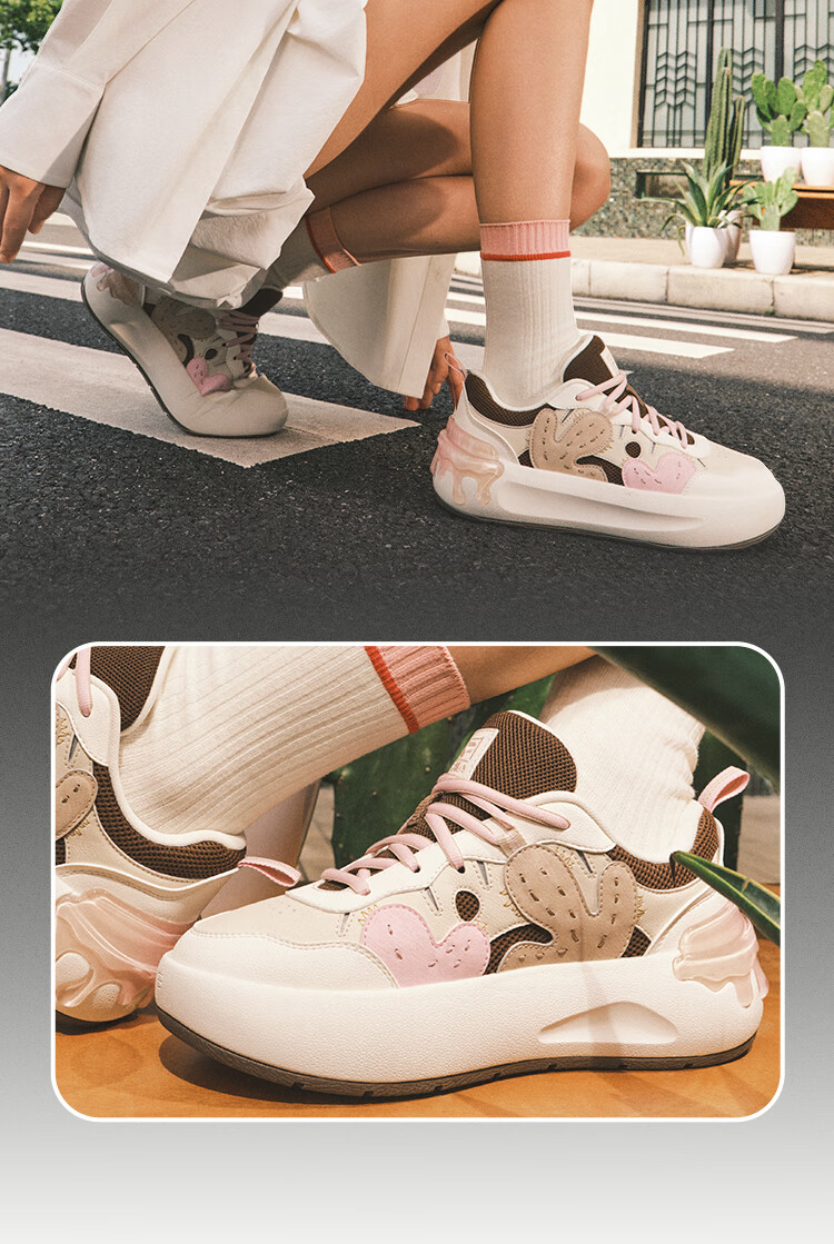 FILA Official Women's CACTI Modern Sneakers Autumn Fashion Casual Sports Shoes 4