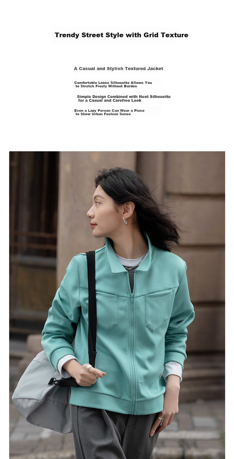 Dme [Light Oxygen Cloud Cotton] Spring Fashion Korean Style Textured Lapel Pocket Loose-Fitting Slimming Versatile Women's Jacket 1