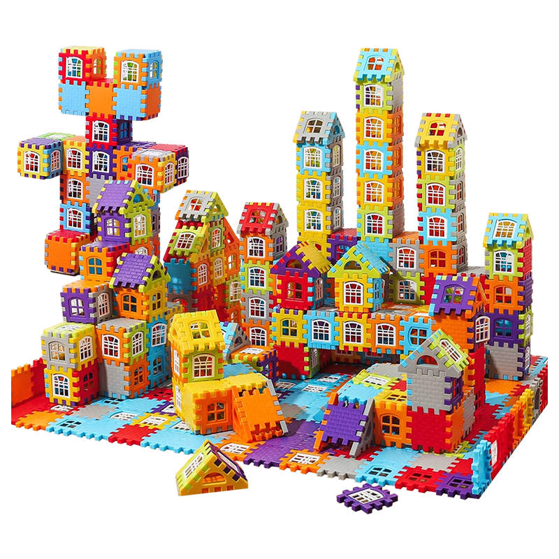 Ledi 360-Piece House Building Blocks, Educational Toy for Children, Puzzle Game for Ages 3-8, Birthday Gift for Boys