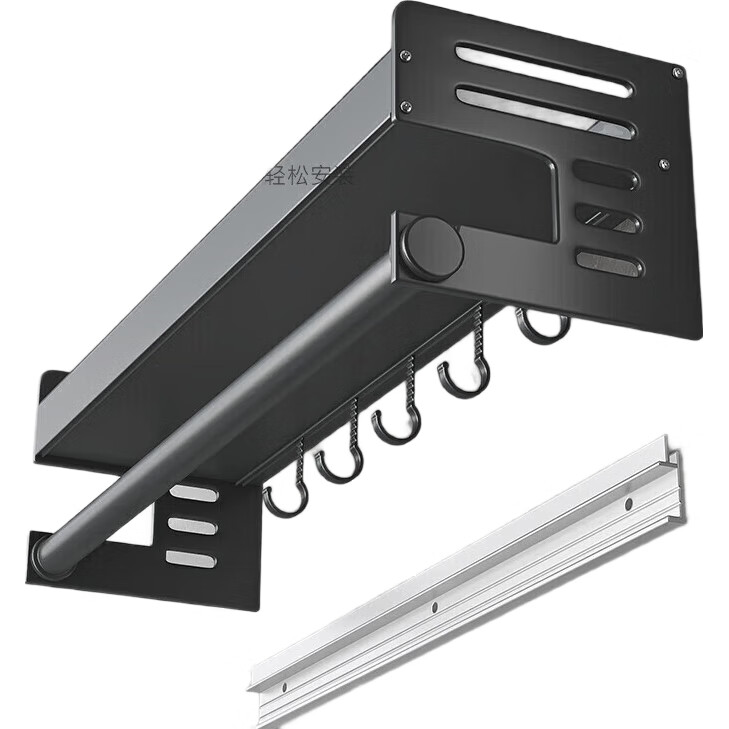 Кухонная полка MAXCOOK MCZW8374, 40 см, алюминиевый сплав, настенная, с крючками