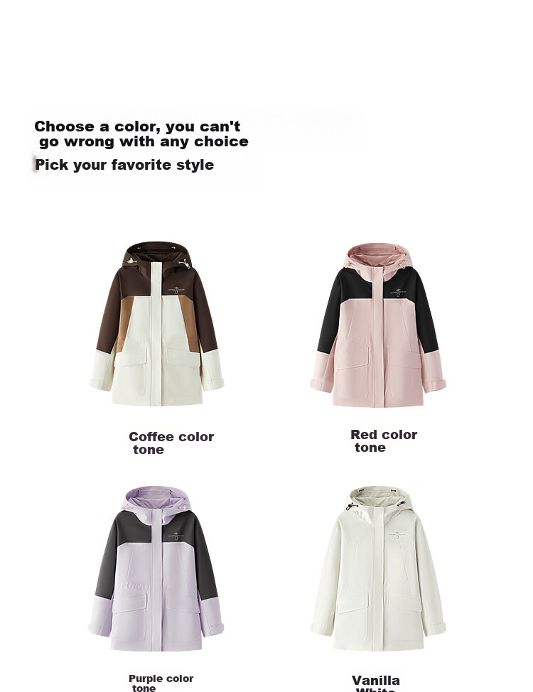 Semir Urban Protective Clothing | China National Geographic Series Women's Spring Jacket, Triple Protection Windproof Coat 101125108017 15