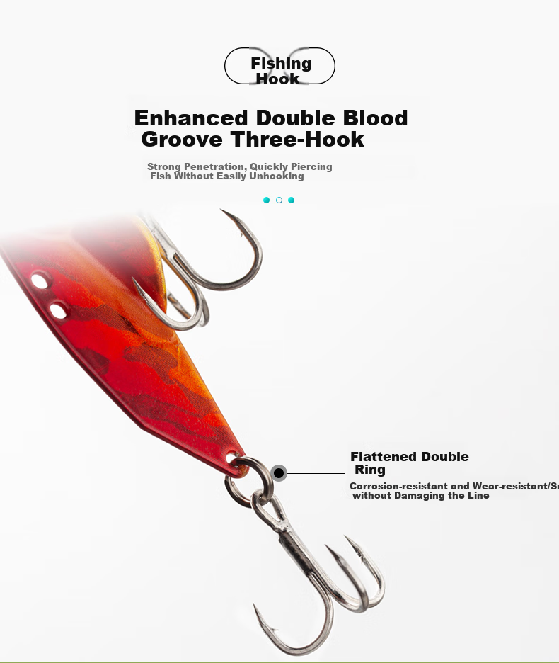 Weilianmeng 7g 6-Pack Tianhe Metal VIB Vibrating Swim Bait Long-Distance Casting Spoon Bass Artificial Bait for Freshwater And Saltwater Fishing Lure Fishing Tackle Accessories 7