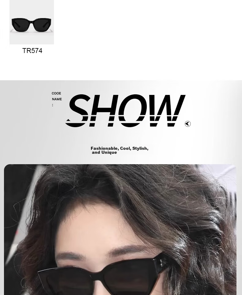 FENCHI 2025 New Women's Sunglasses, High-End Cat-Eye Style, Beach UV Protection Polarized Sunglasses, Suitable for Square And Round Faces 2