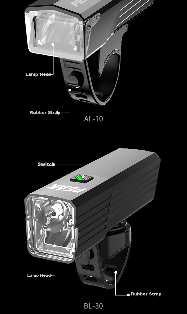 PEAK Bicycle Light, Night Riding Front Light, Smart Sensor, Mountain And Road Bike Night Riding, High-Intensity Flashlight, Waterproof Cycling Equipment 3