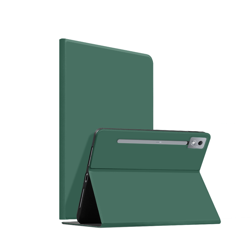 ALittleFlower Compatible with Lenovo Xiaoxin Pad Pro Case, 12.7-Inch 2025 Model Protective Cover, Tablet Slim Full Protection Shockproof Soft Shell Sleep Mode, Dark Night Gree