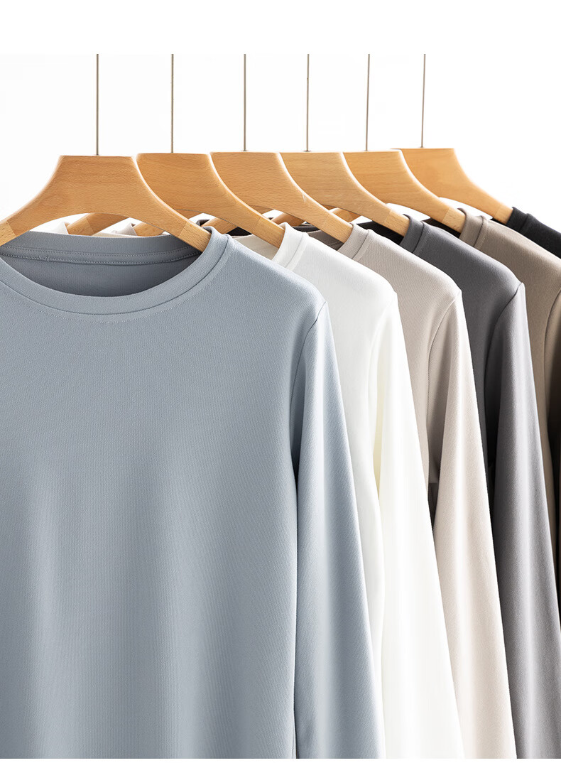 LangSha Women's Autumn Slim Fit Base Layer Long Sleeve T-Shirt 2025 New Round Neck Casual Top 24