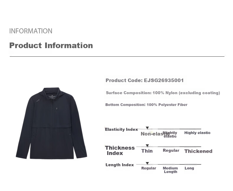 Goldlion [UV Protection] Lightweight Detachable Hooded Stand Collar Urban Outdoor Jacket for Men, Medium Gray-48, 2XL 6