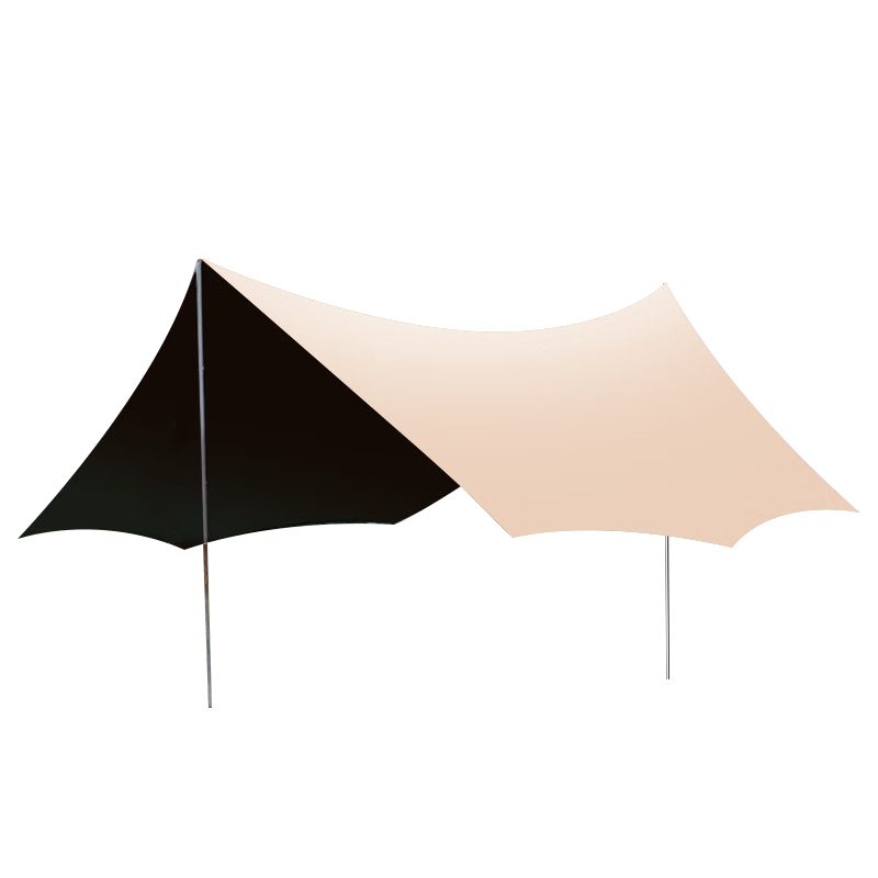 Jauto Outdoor Camping Canopy Tent, Sunshade Shelter for Car Side, Picnic Protection from Rain And Sun, Butterfly-Shaped for 8-12 People