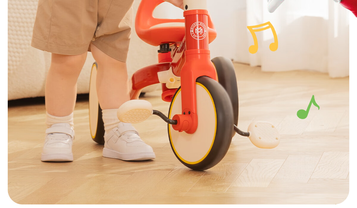 DISNEY Kids Tricycle Balance Bike 1-3-6 Years Toddler Pedal Bicycle Baby Birthday Gift Walker Push Bike 12