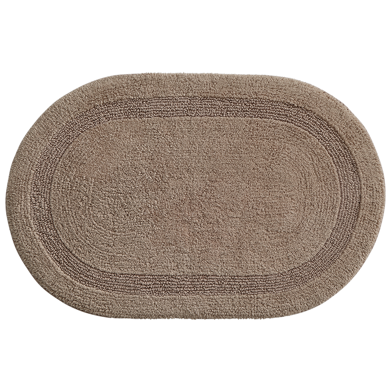 Baineng Cotton Bathroom Mat Hotel Door Absorbent Floor Mat Toilet Mat Washroom Rug 50x80cm