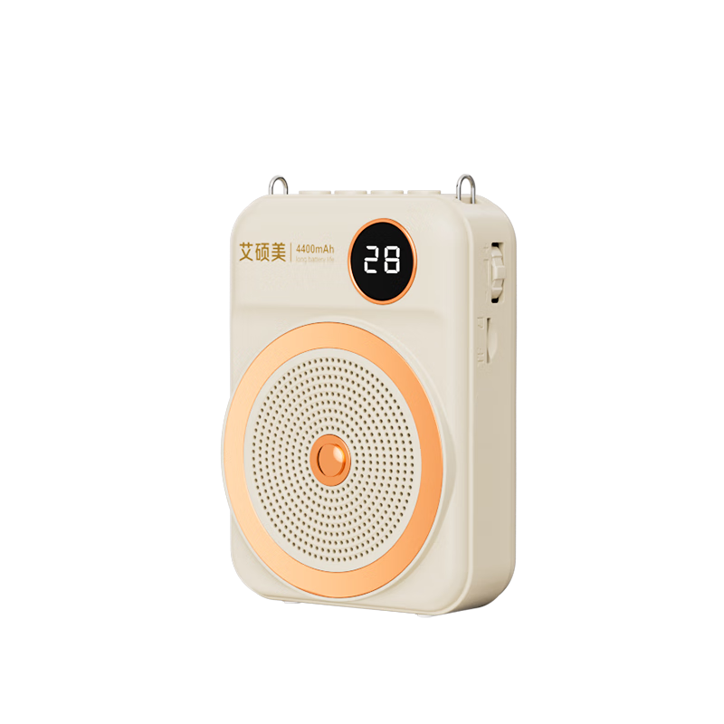 AISOMEX K28 Small Bee Amplifier, Teacher-Specific Classroom Teaching Anti-Loudness Microphone, Outdoor Tour Guide, Shopping Guide Recording Explanation Small Horn High-Power Speaker